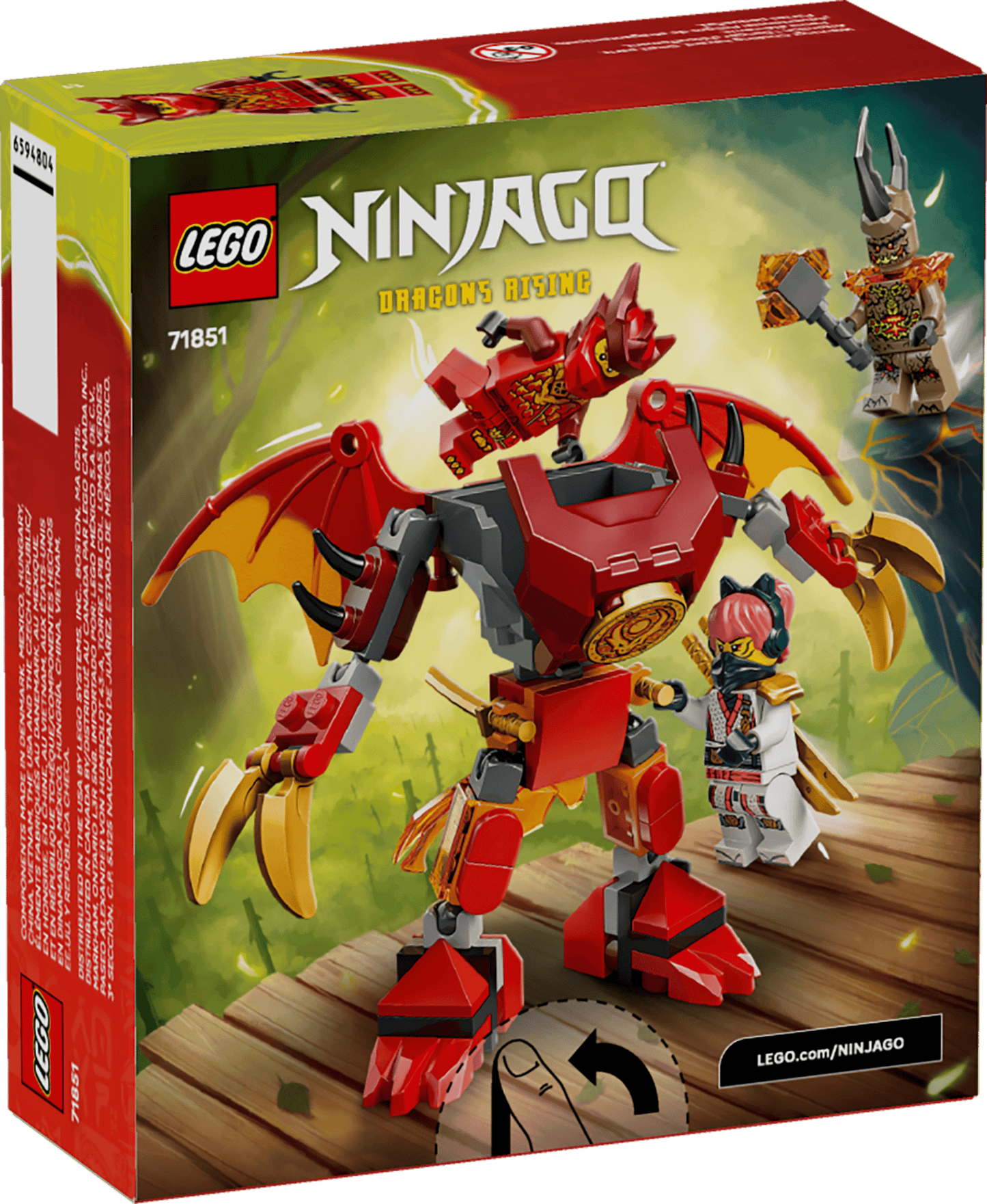 LEGO Ninjago Kais DrachenMech Battle Set (71851)