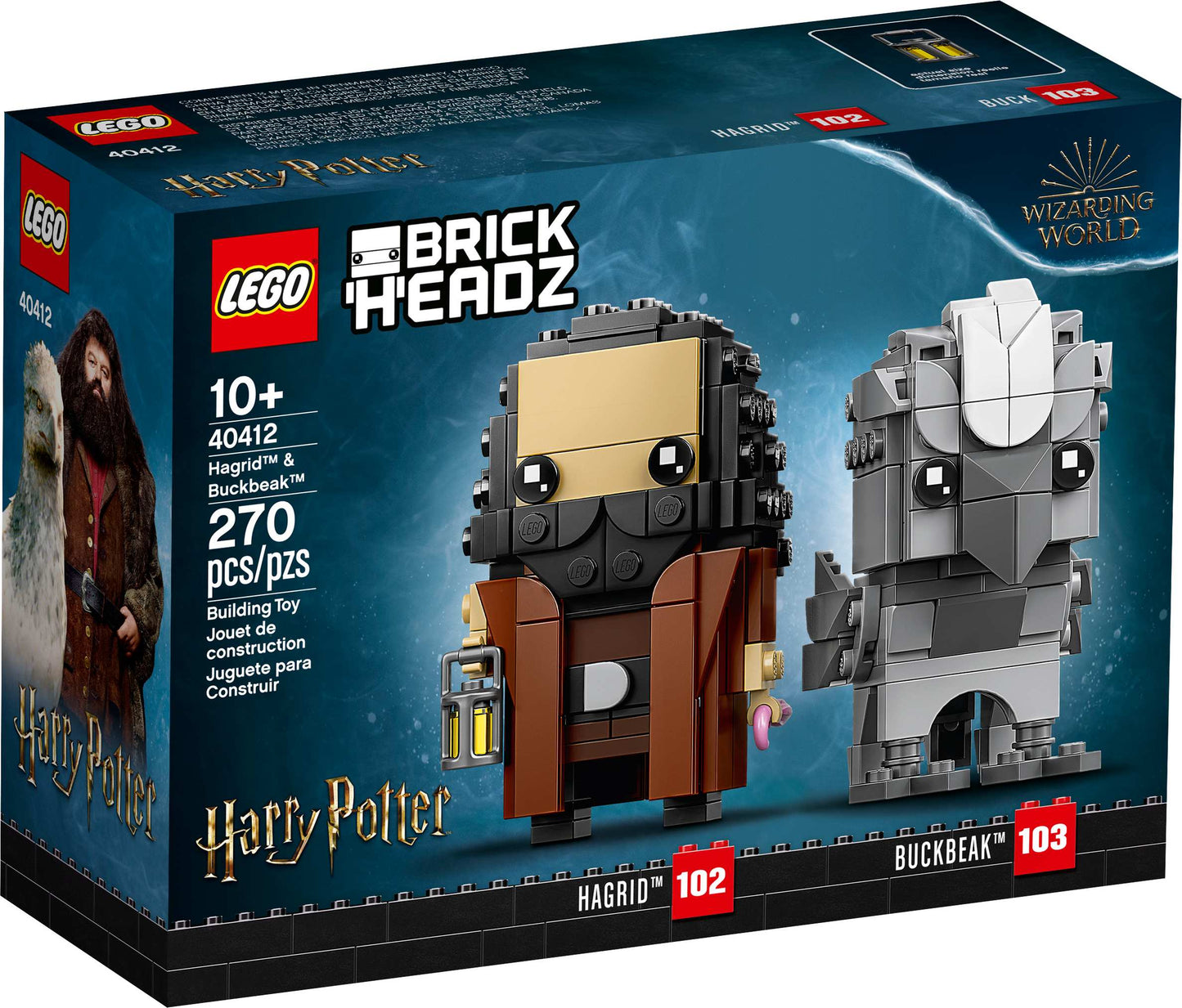 LEGO Harry Potter BrickHeadz Hagrid und Seidenschnabel (40412)