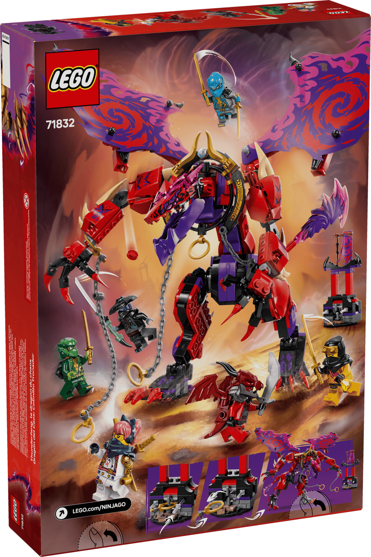 LEGO Ninjago Chaosdrache Donnerzahn (71832)