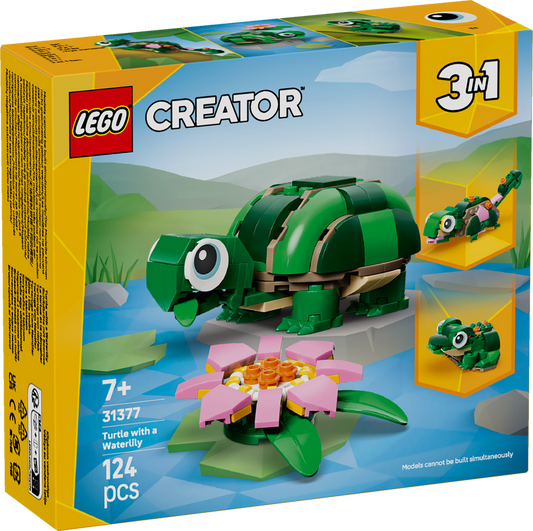 LEGO Creator 3in1 Schildkröte mit Seerose (31377)