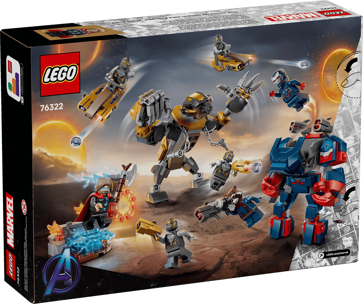 LEGO Marvel Super Heroes Avengers: Endgame Thor vs. Chitauri (76322)