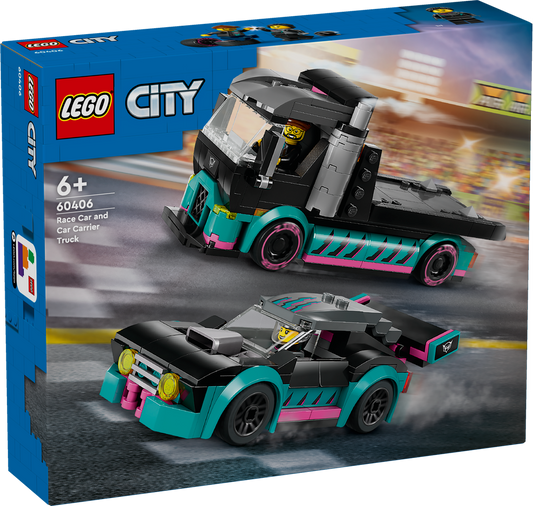 LEGO City Autotransporter mit Rennwagen (60406)