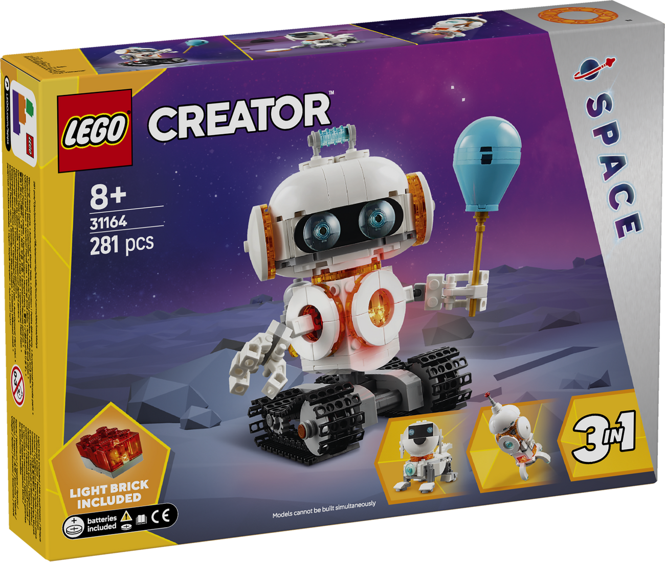 LEGO Creator 3in1 Weltraum-Roboter (31164)