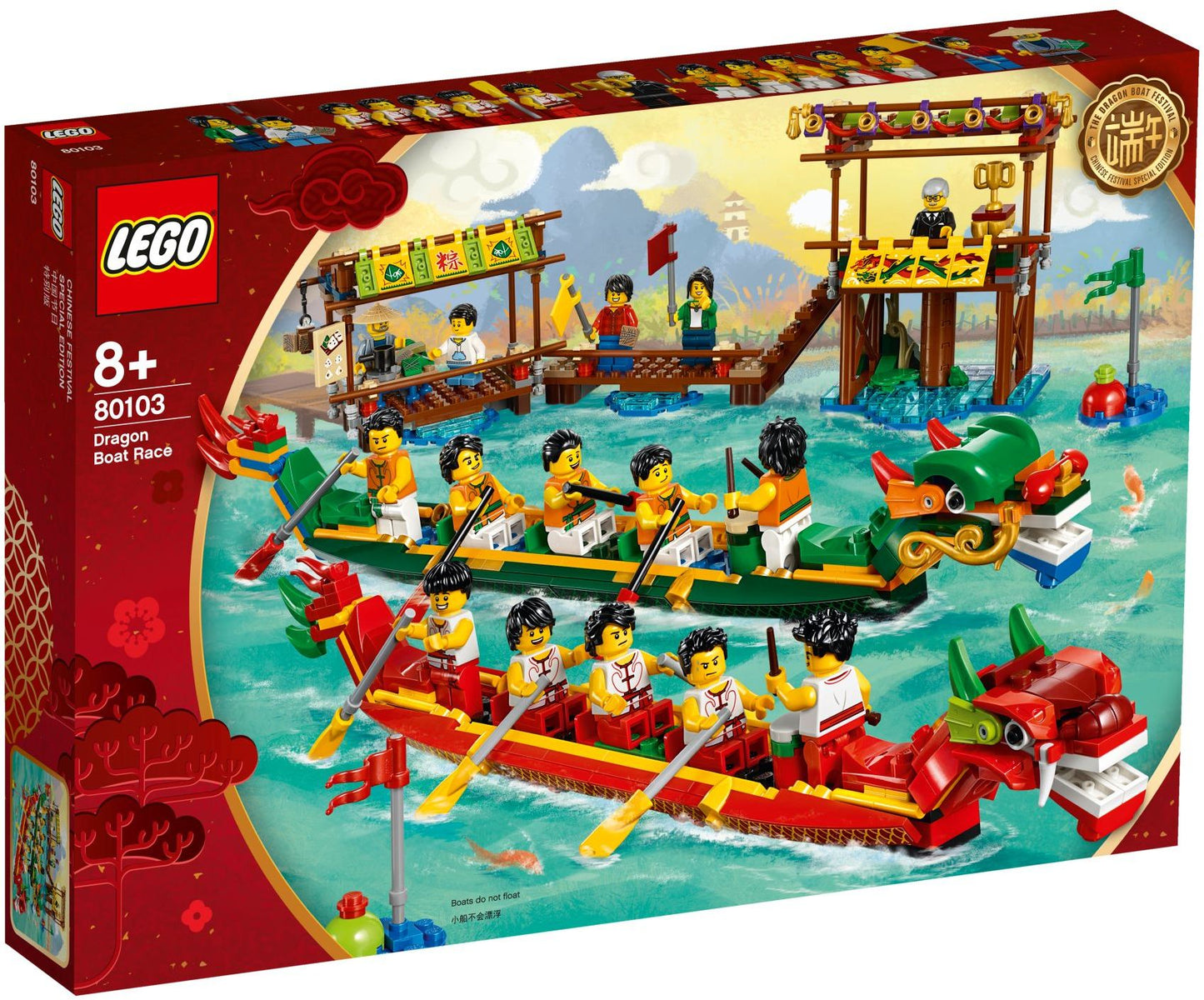 LEGO Chinesisches Neujahr Drachenbootrennen (80103)