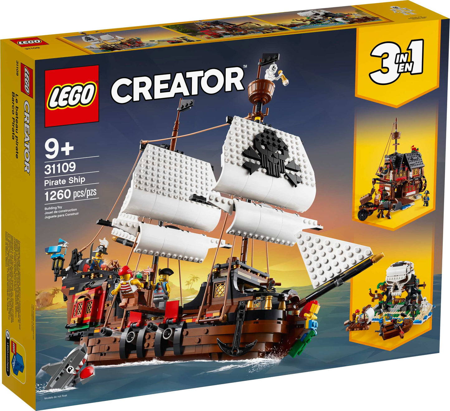 LEGO Creator 3in1 Piratenschiff (31109)
