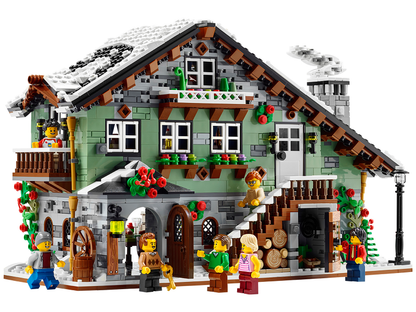 LEGO® Bricklink 910004 Winterliche Almhütte