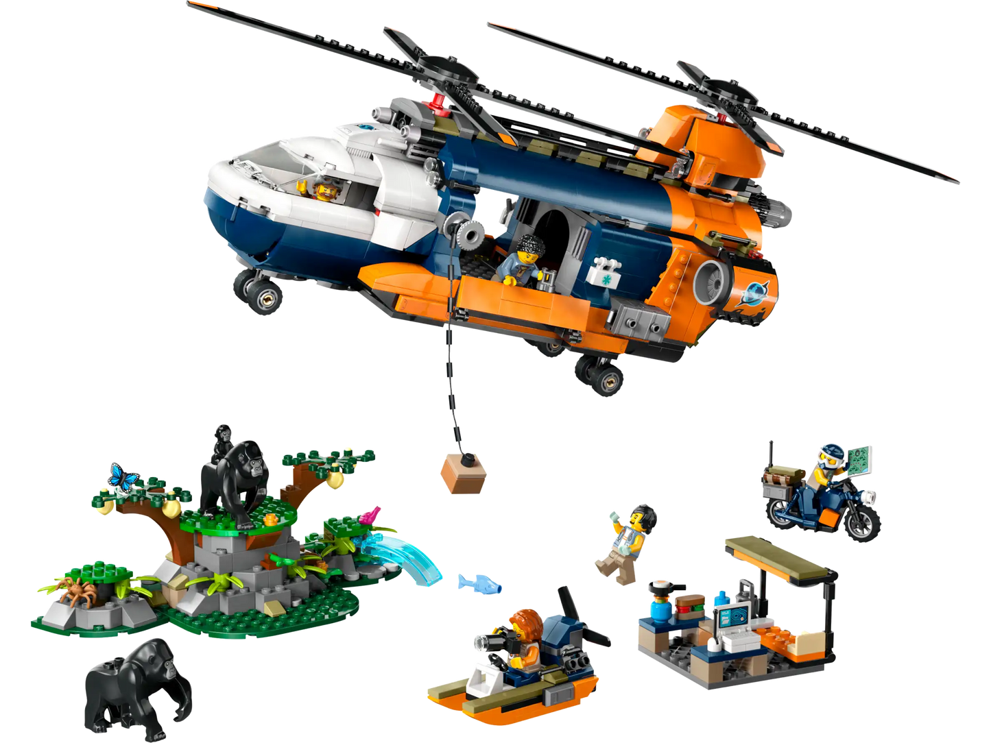 LEGO City Dschungelforscher Hubschrauber (60437)