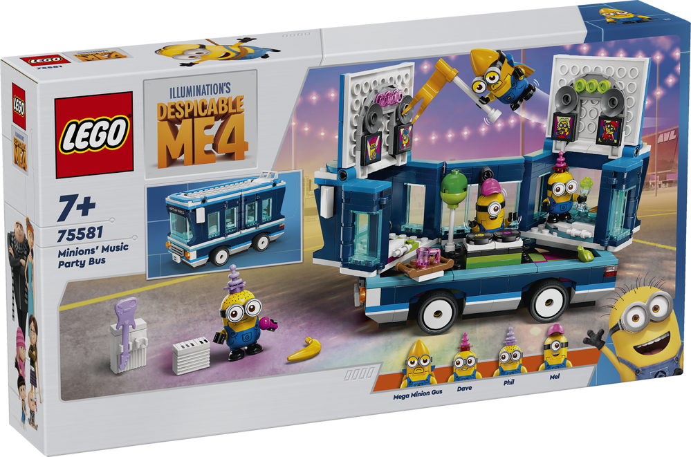 LEGO Minions: Minions und der Party Bus (75581) aus "Ich - Einfach unverbesserlich 4"