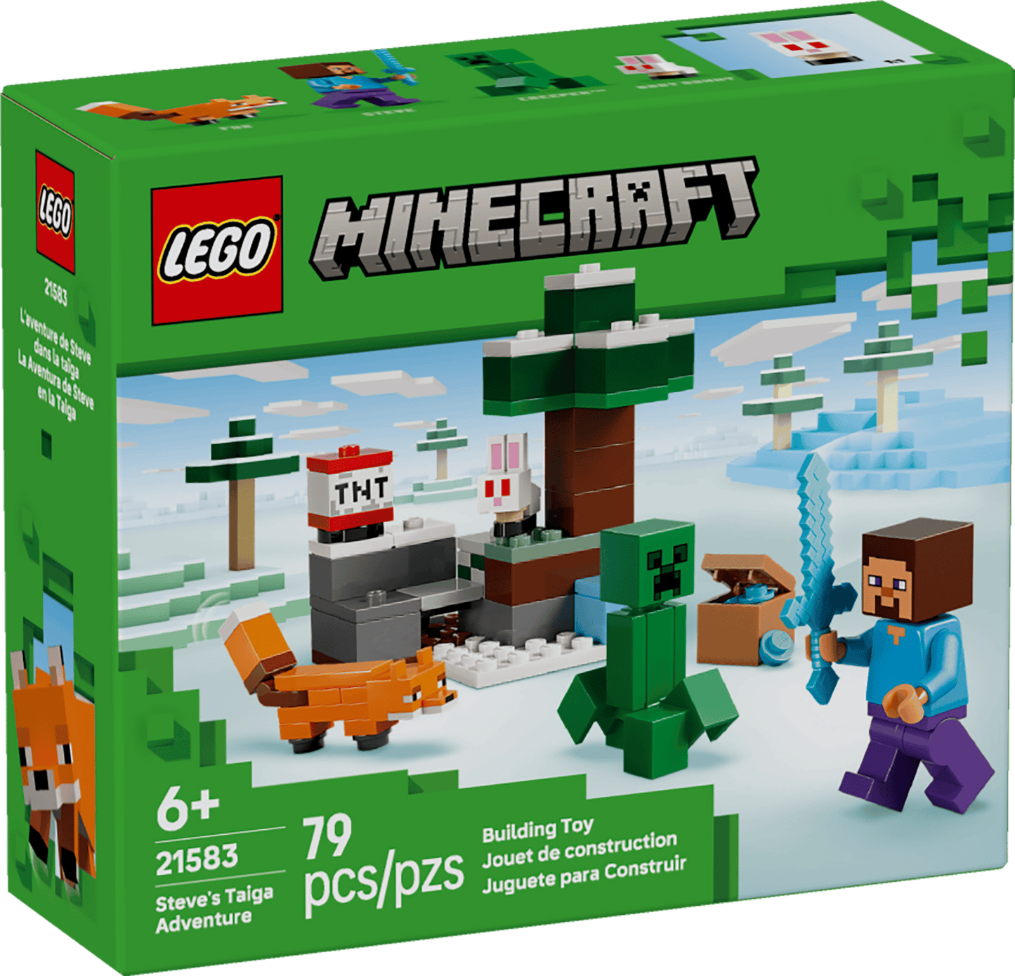 LEGO Minecraft Steves Abenteuer in der Taiga (21583)