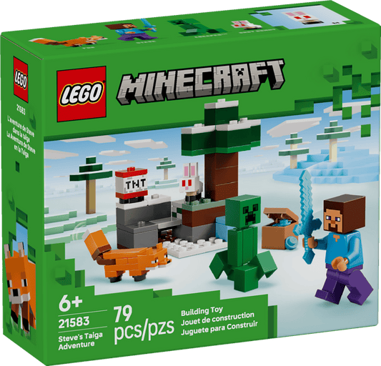 LEGO Minecraft Steves Abenteuer in der Taiga (21583)