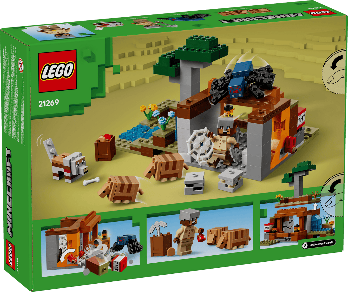 LEGO Minecraft Die Expedition zur Gürteltiermine (21269)