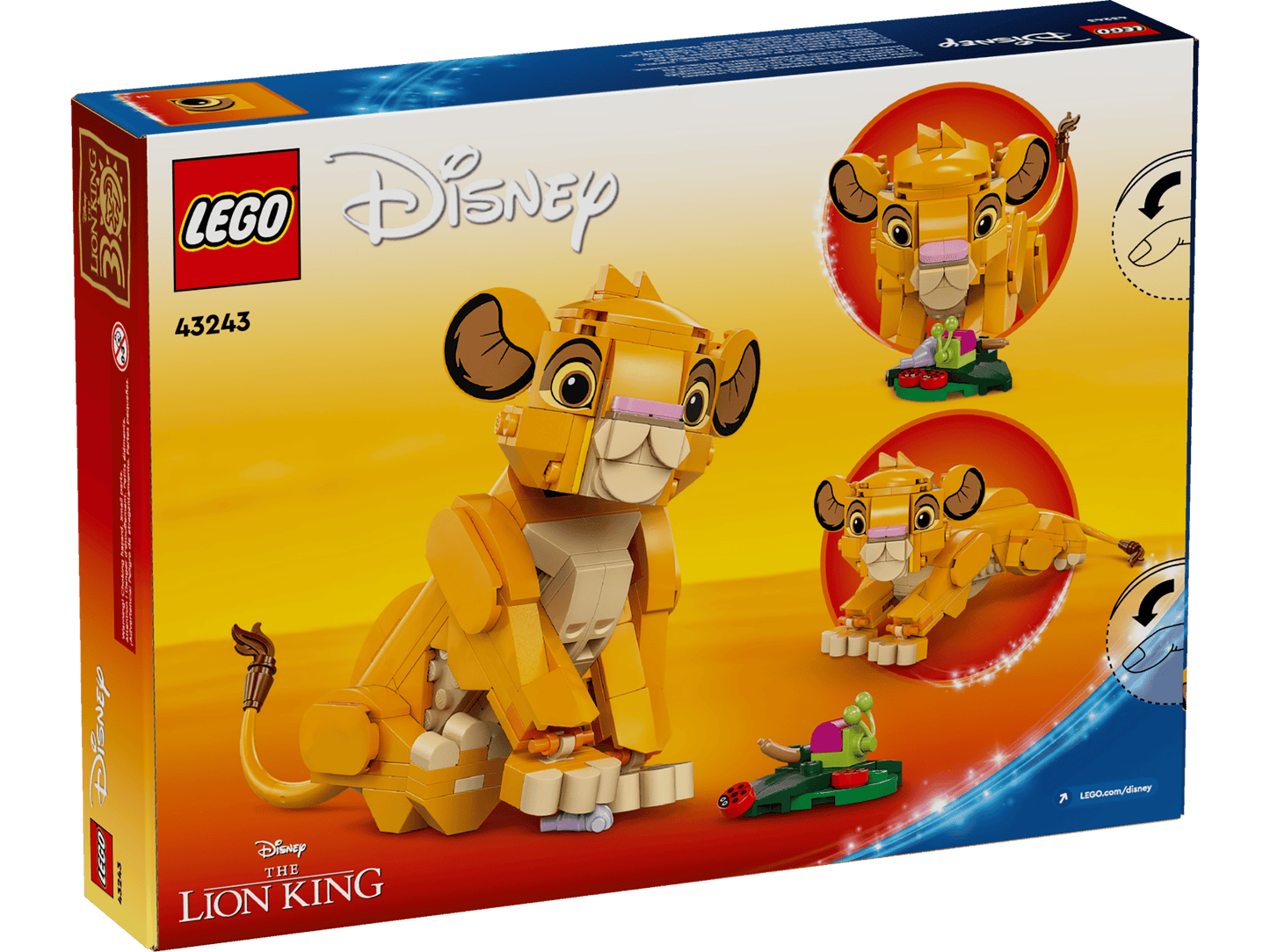 LEGO Disney Simba, das Löwenjunge des Königs (43243)