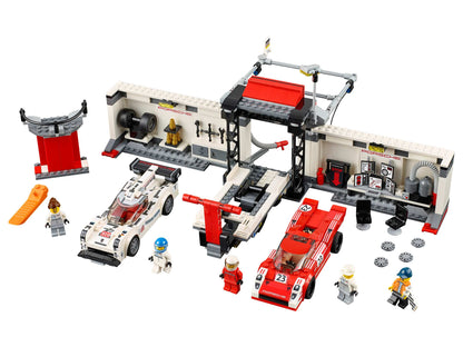 LEGO Speed Champions Porsche 919 Hybrid and 917K Pit Lane (75876)
