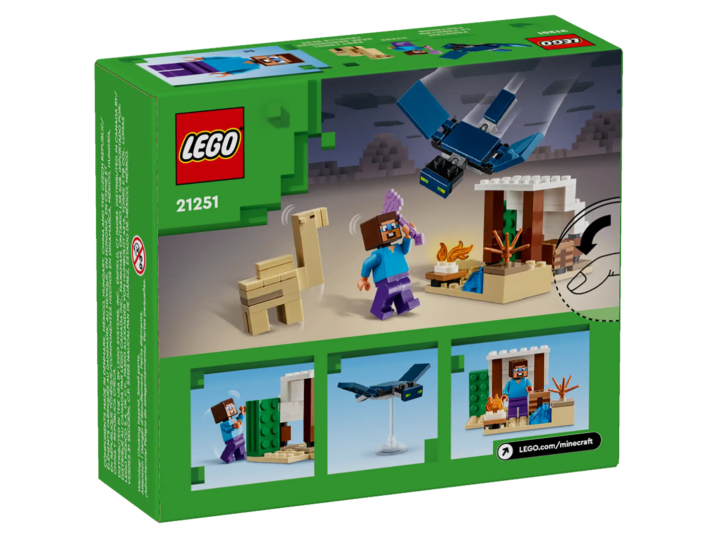 LEGO Minecraft Steves Wüstenexpedition (21251)