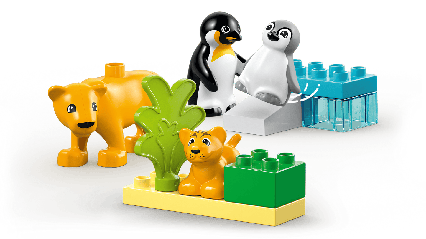 LEGO DUPLO Wildtier Familien Pinguine und Löwen (10442)