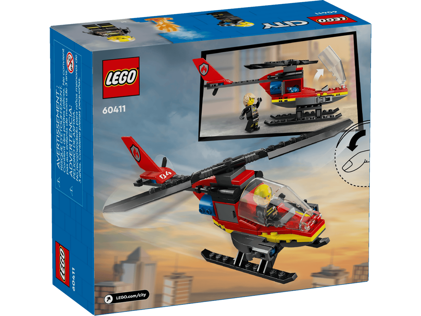 LEGO City Feuerwehrhubschrauber (60411)