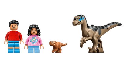 LEGO Jurassic World Raptor: Verfolgungsjagd mit dem Geländewagen (76972)