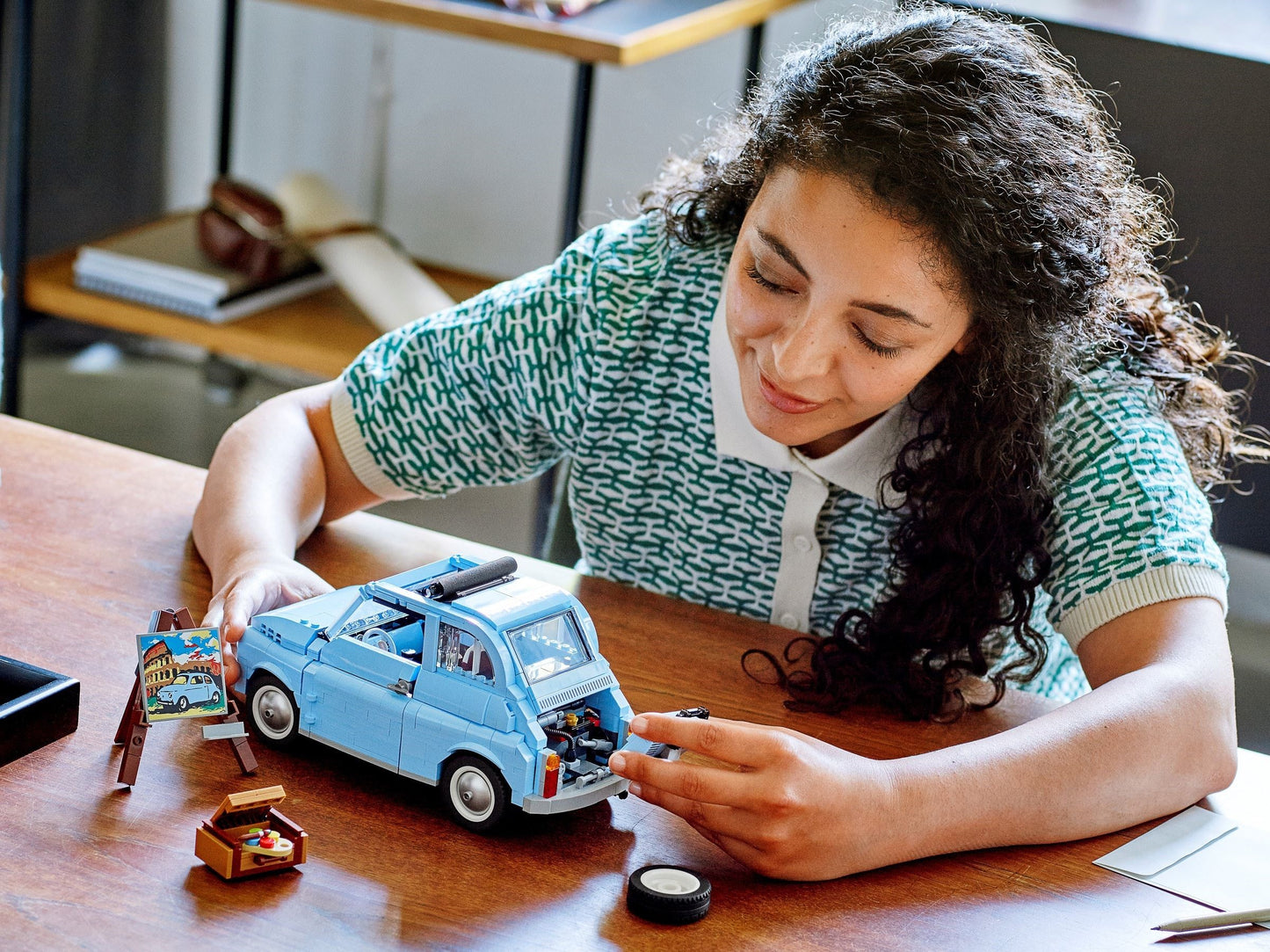 LEGO Creator Expert Fiat 500 Blau (77942)