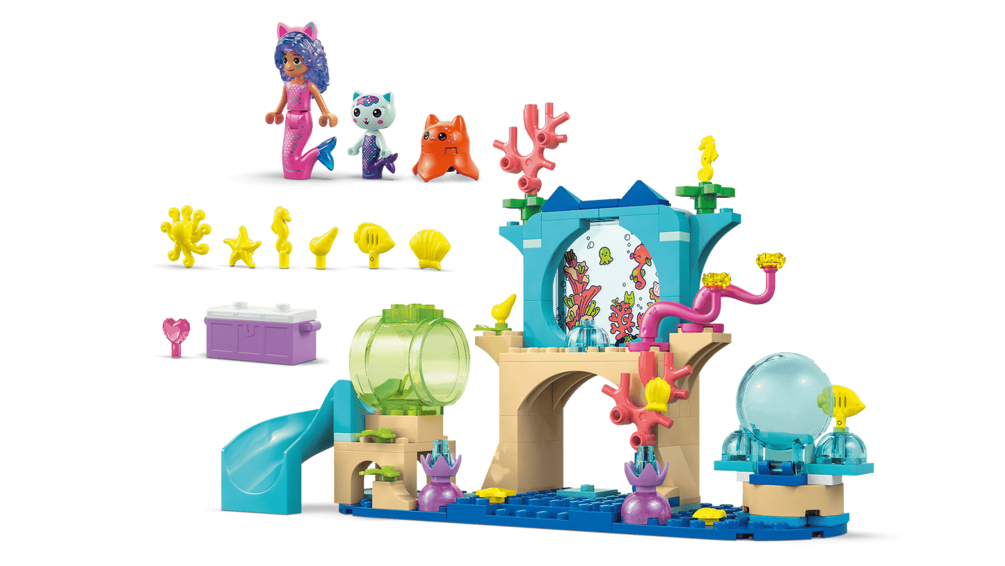 LEGO DreamWorks Gabby's Dollhouse: Meerjungfrau Gabbys Aquarium Abenteuer (11204)