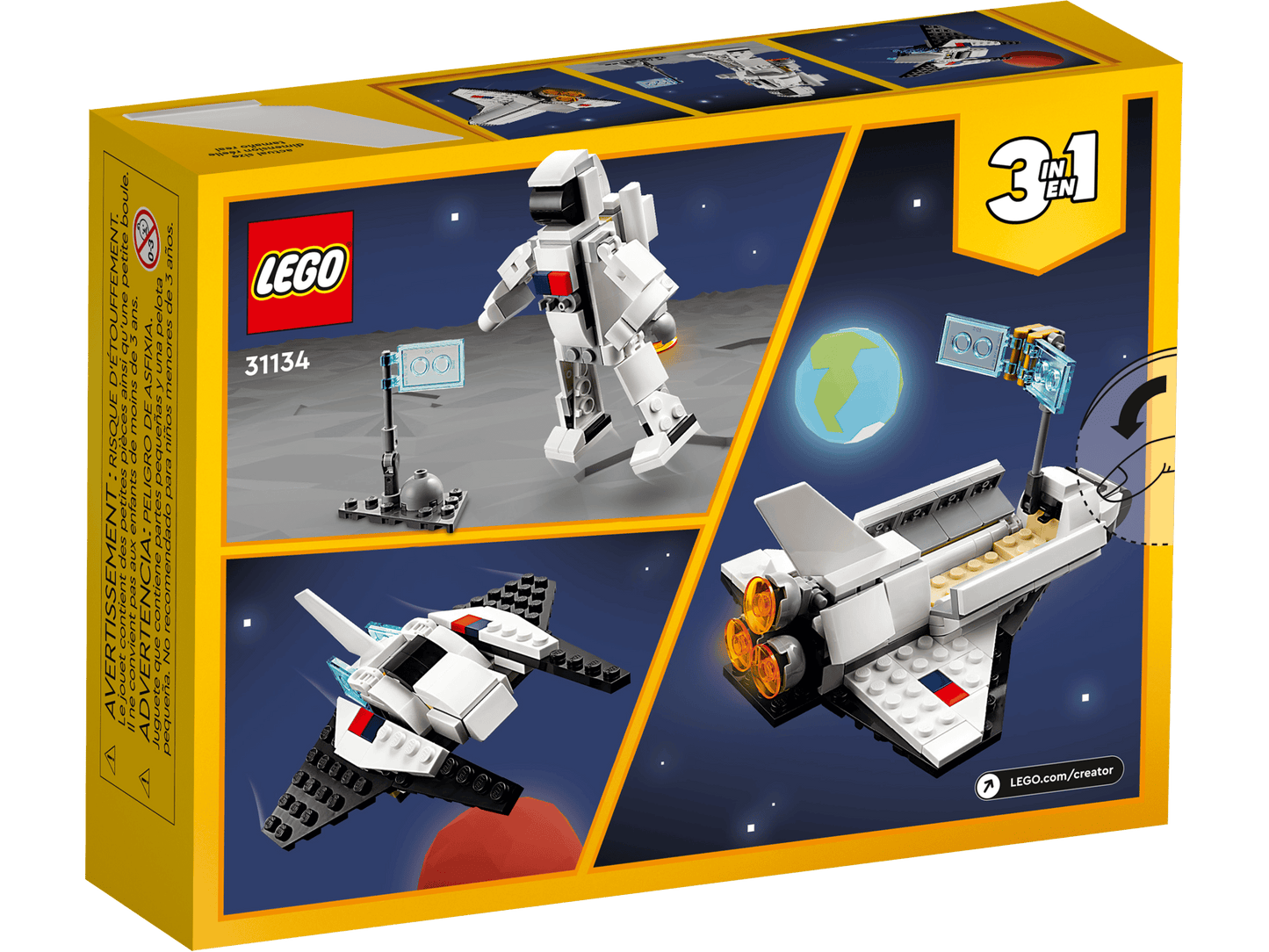 LEGO Creator 3in1 Space Shuttle (31134)