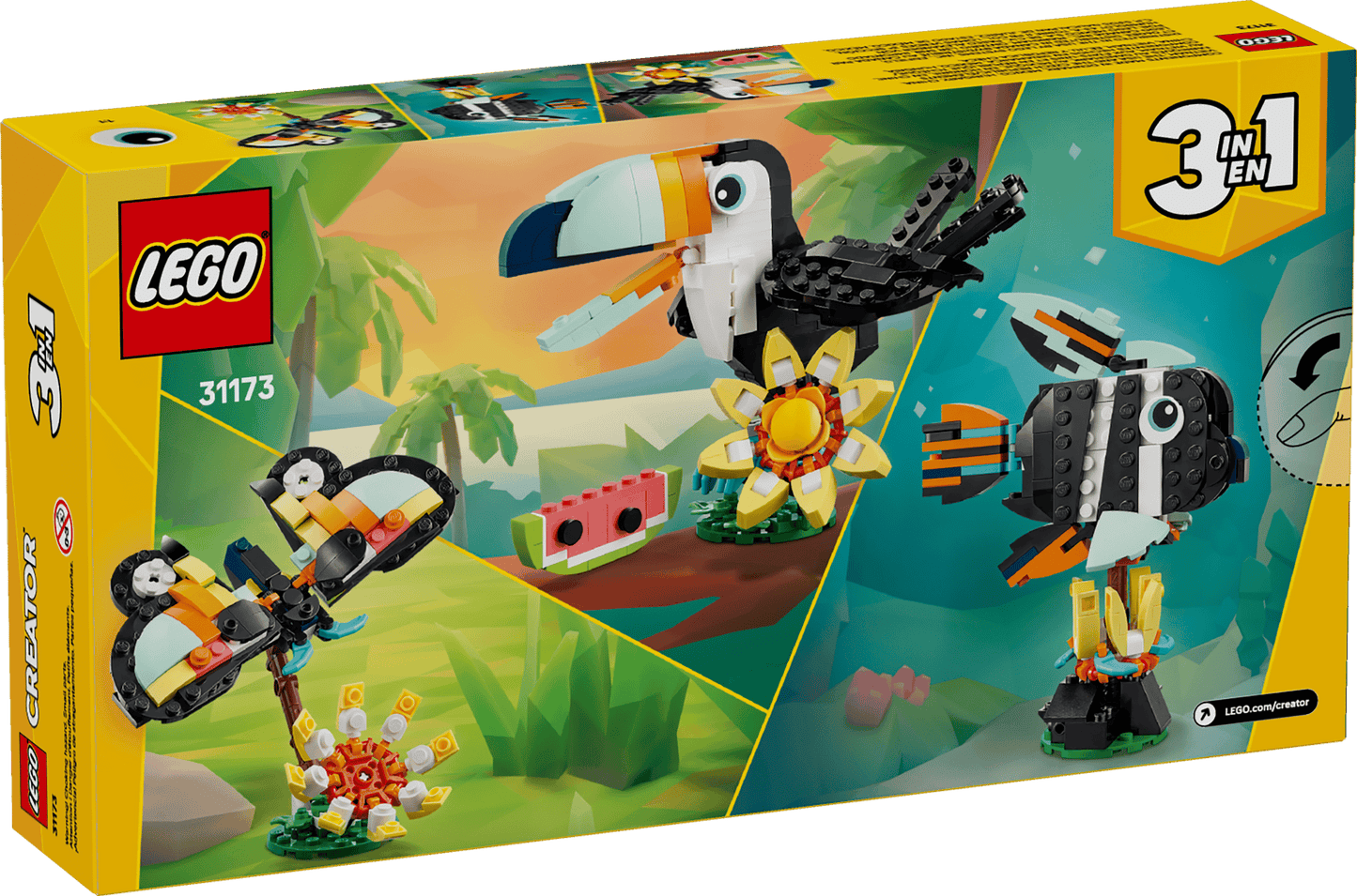 LEGO Creator 3in1 Wilde Tiere: Tropischer Tukan (31173)