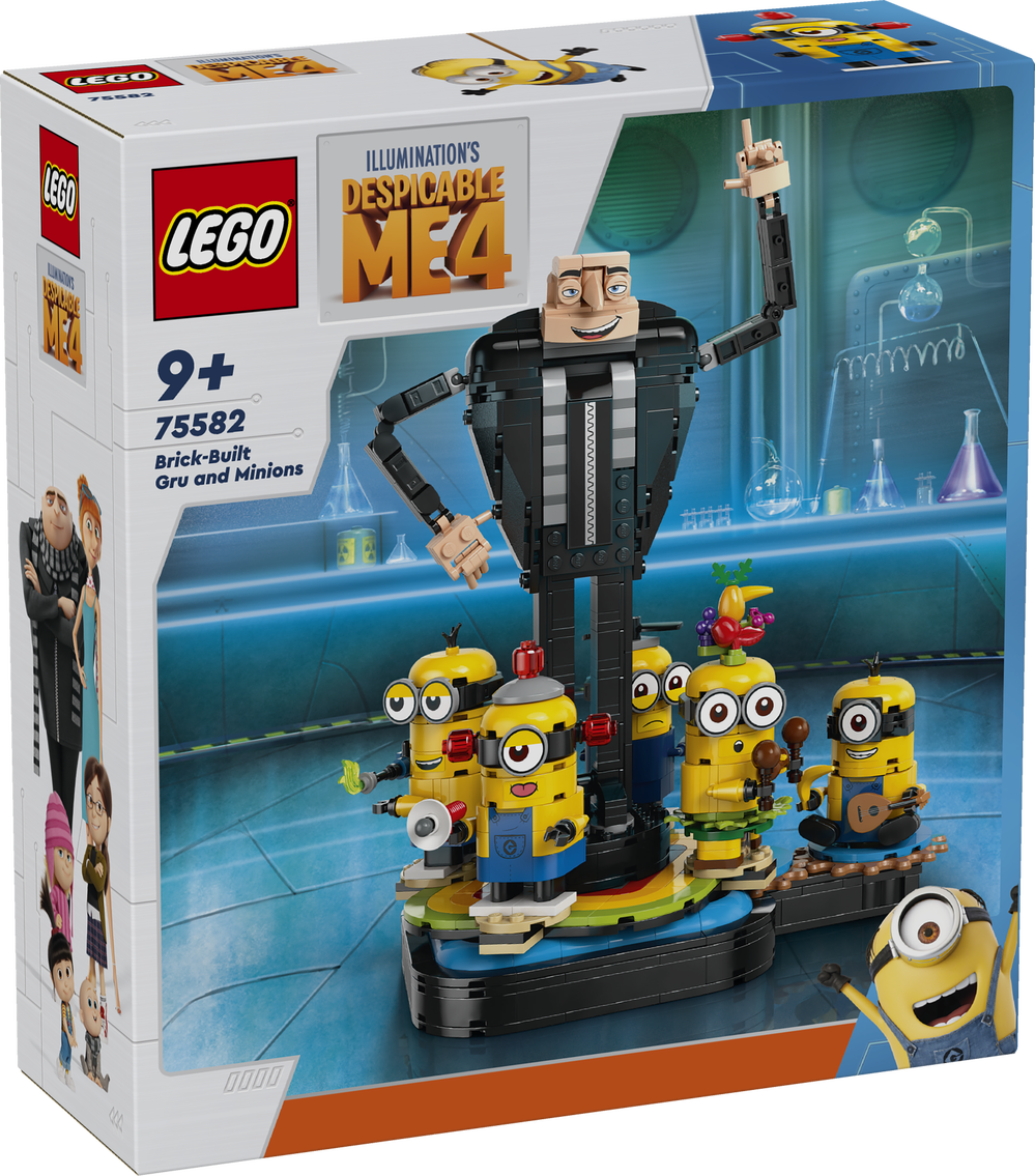 LEGO Minions: Gru und die Minions aus LEGO® Steinen (75582) aus "Ich - Einfach unverbesserlich 4"