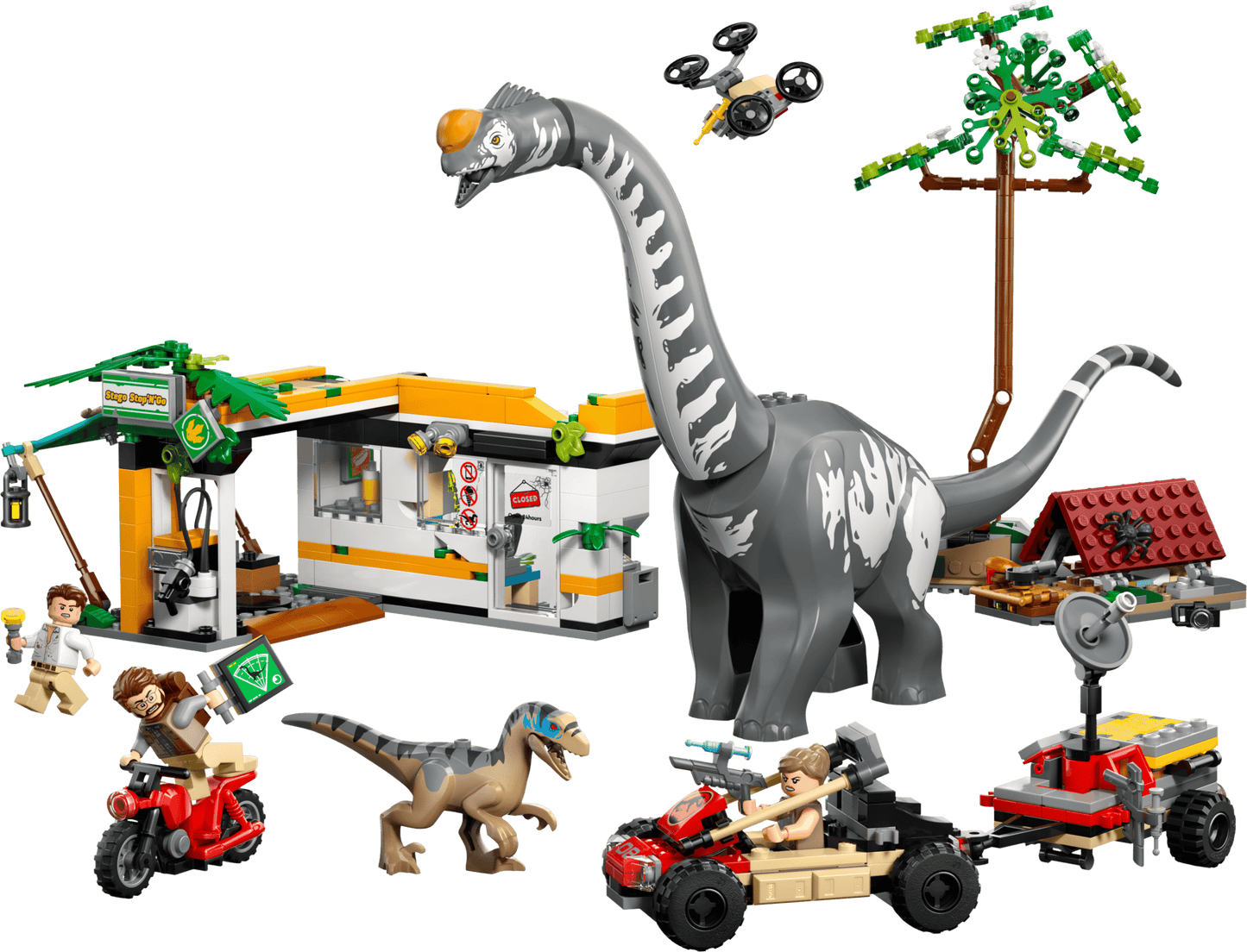 LEGO Jurassic World Raptor & Titanosaurus: Große Fährtensuche (76973)