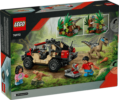 LEGO Jurassic World Raptor: Verfolgungsjagd mit dem Geländewagen (76972)