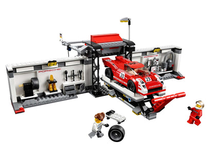 LEGO Speed Champions Porsche 919 Hybrid and 917K Pit Lane (75876)