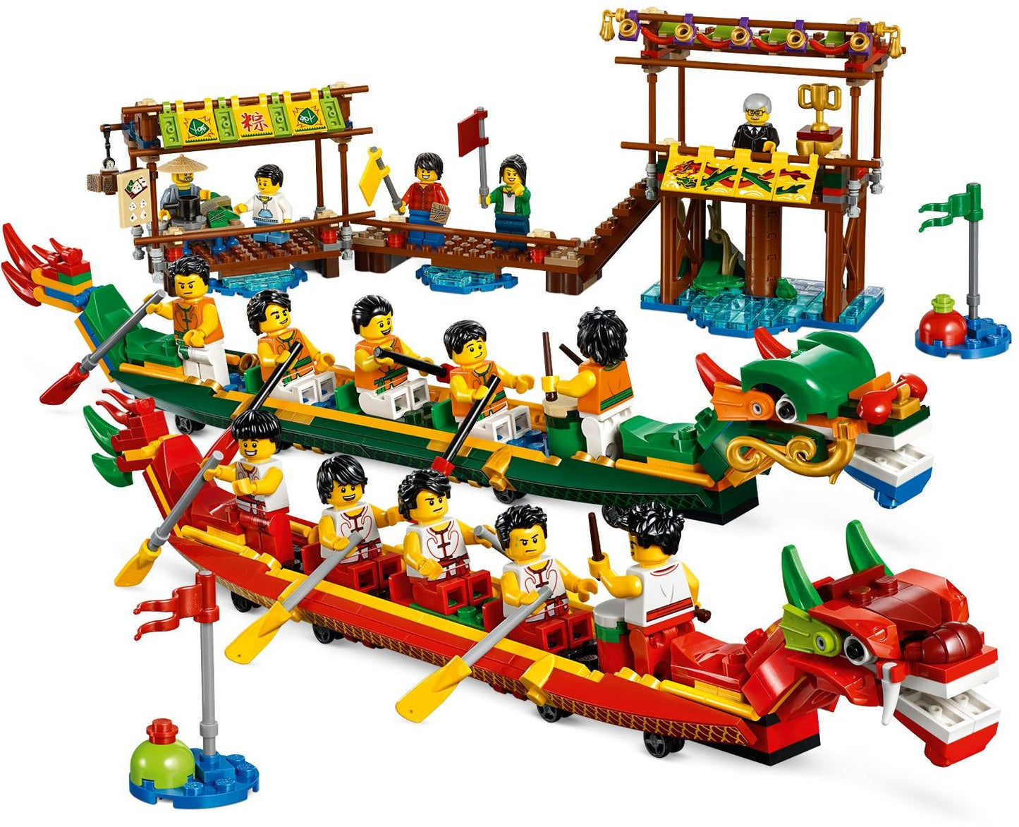 LEGO Chinesisches Neujahr Drachenbootrennen (80103)