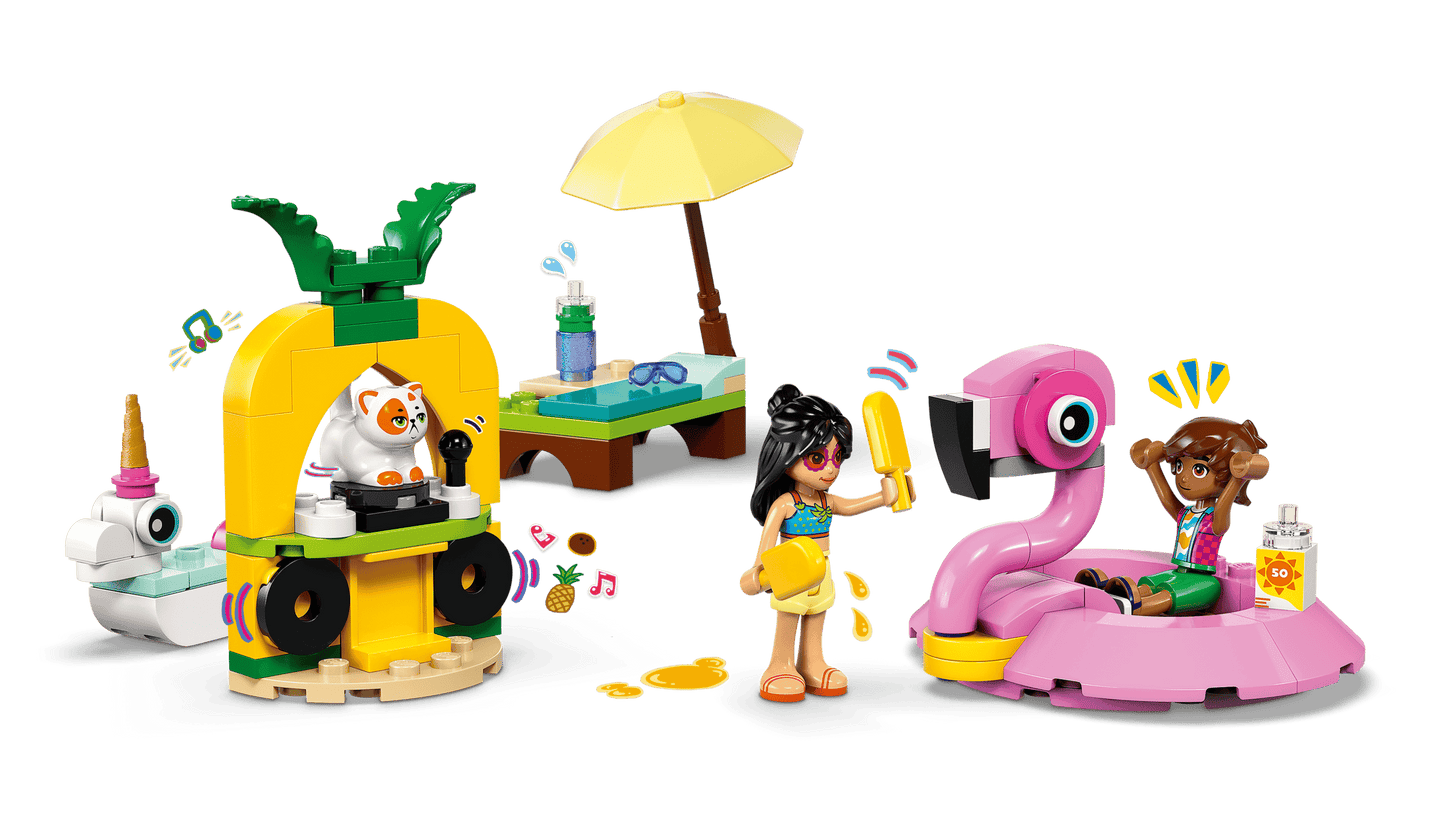 LEGO Friends Poolparty mit Einhorn und Flamingo (42658)