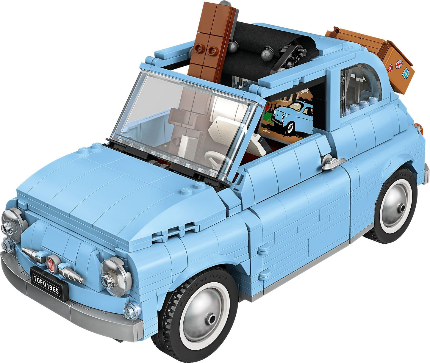LEGO Creator Expert Fiat 500 Blau (77942)