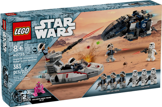 LEGO Star Wars Imperial Dropship vs. Rebel Scout Speeder (40755)