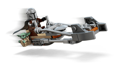LEGO Star Wars Der Mandalorianer und Grogu auf ihrem Speeder Bike™ (75436)