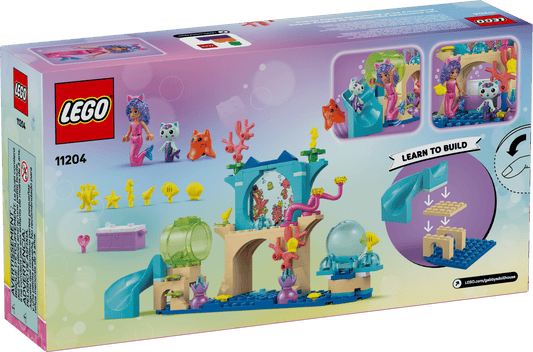 LEGO DreamWorks Gabby's Dollhouse: Meerjungfrau Gabbys Aquarium Abenteuer (11204)