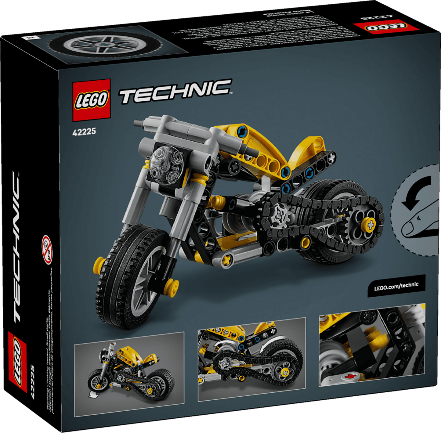 LEGO Technic Gelbes Motorrad (42225)