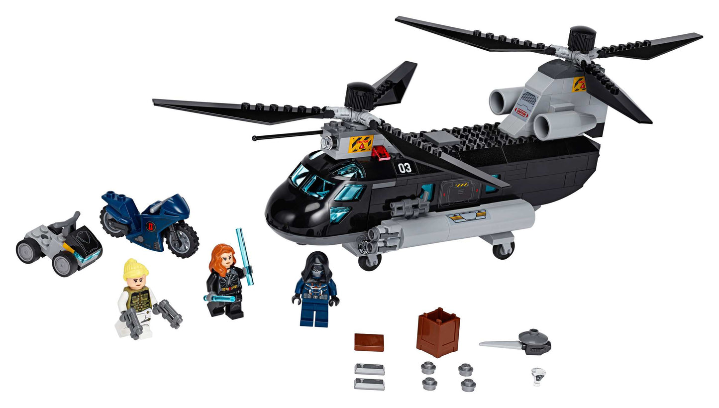 LEGO Marvel Super Heroes Black Widows Hubschrauber-Verfolgungsjagd (76162)