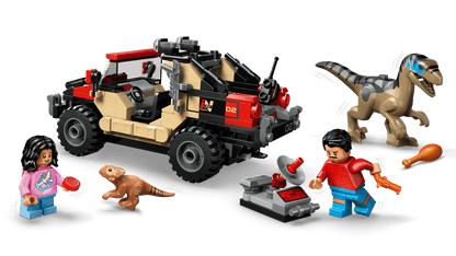 LEGO Jurassic World Raptor: Verfolgungsjagd mit dem Geländewagen (76972)