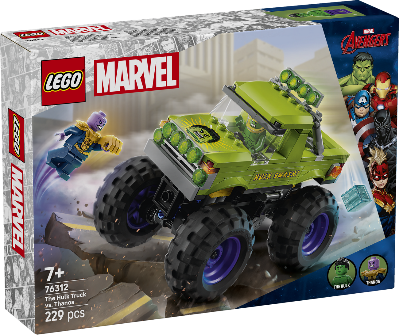 LEGO Marvel Super Heroes Hulk-Truck vs. Thanos (76312)