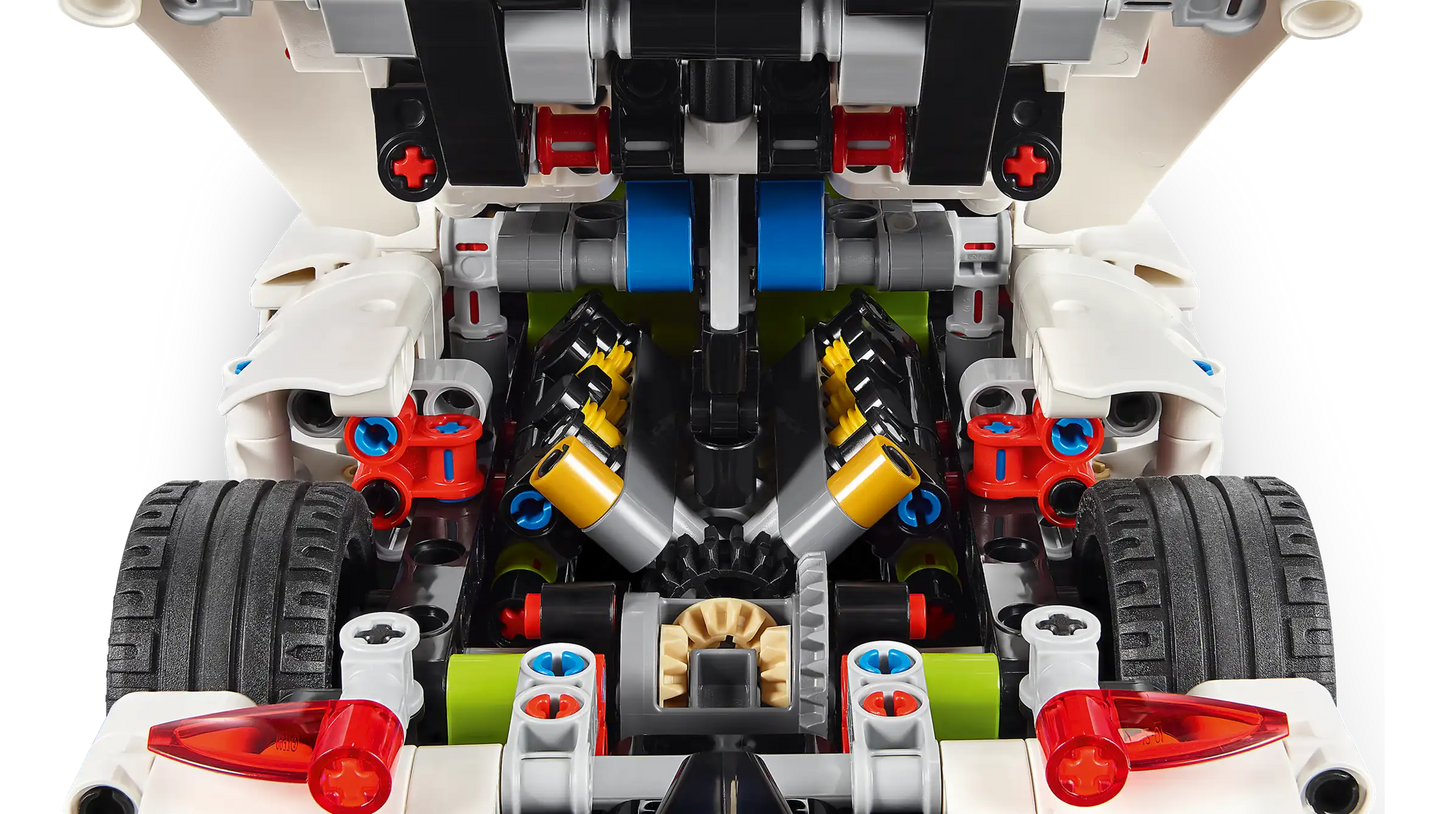 LEGO Technic Koenigsegg Jesko Absolut Supersportwagen in Weiß (42184)