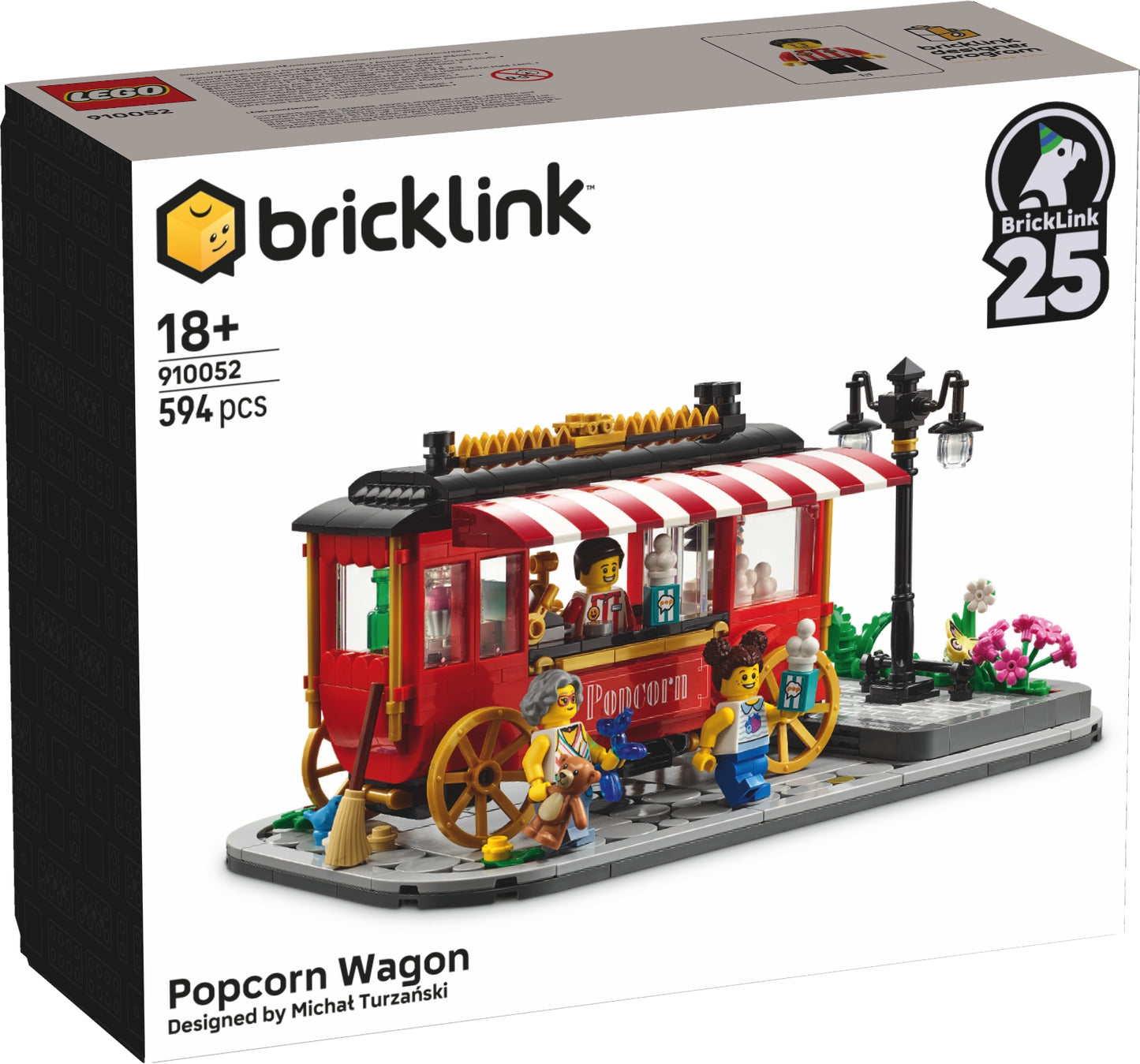 LEGO® Bricklink 910052 Popcorn-Wagen