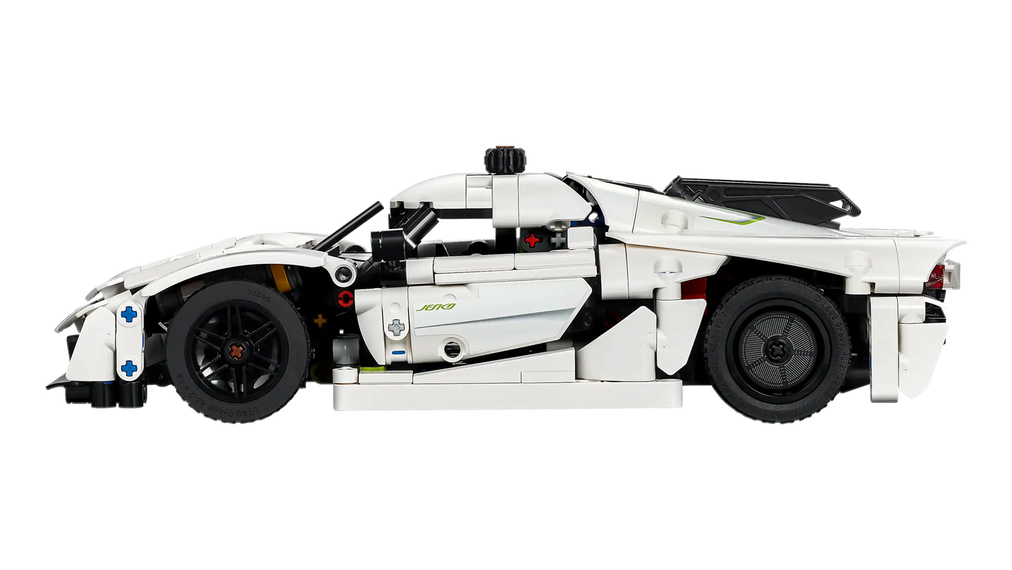 LEGO Technic Koenigsegg Jesko Absolut Supersportwagen in Weiß (42184)