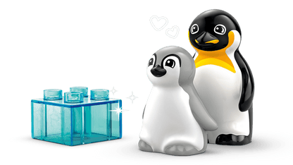 LEGO DUPLO Wildtier Familien Pinguine und Löwen (10442)