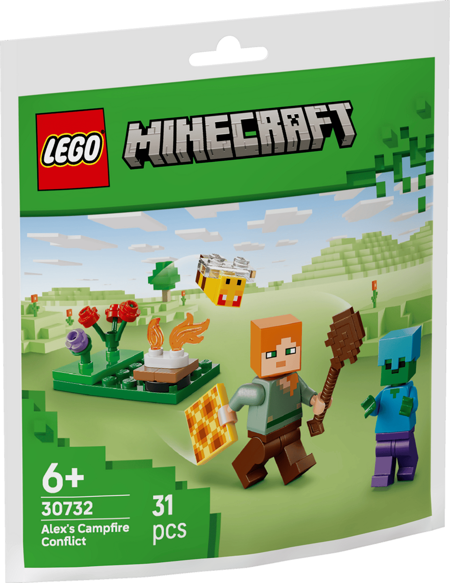 LEGO Minecraft Polybag Alex’ Begegnung am Lagerfeuer (30732)