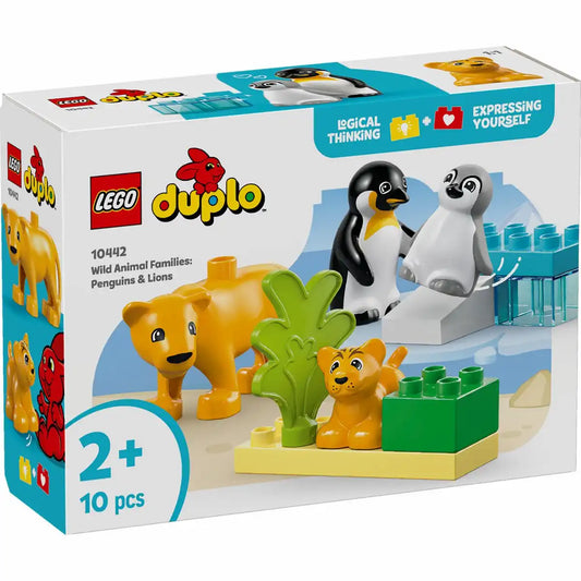 LEGO DUPLO Wildtier Familien Pinguine und Löwen (10442)