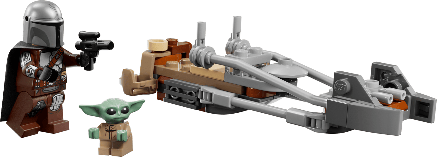 LEGO Star Wars Der Mandalorianer und Grogu auf ihrem Speeder Bike™ (75436)