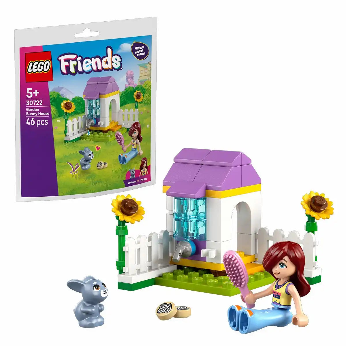LEGO Friends Polybag Garten mit Hasenstall (30722)