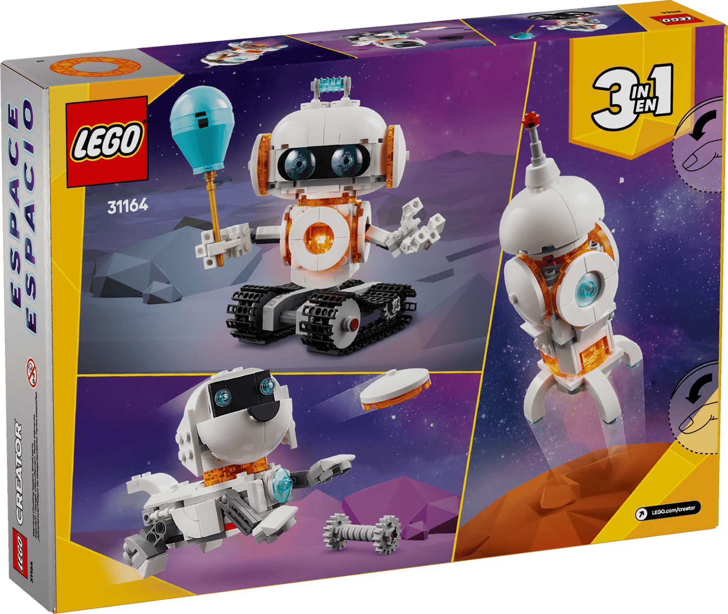 LEGO Creator 3in1 Weltraum-Roboter (31164)