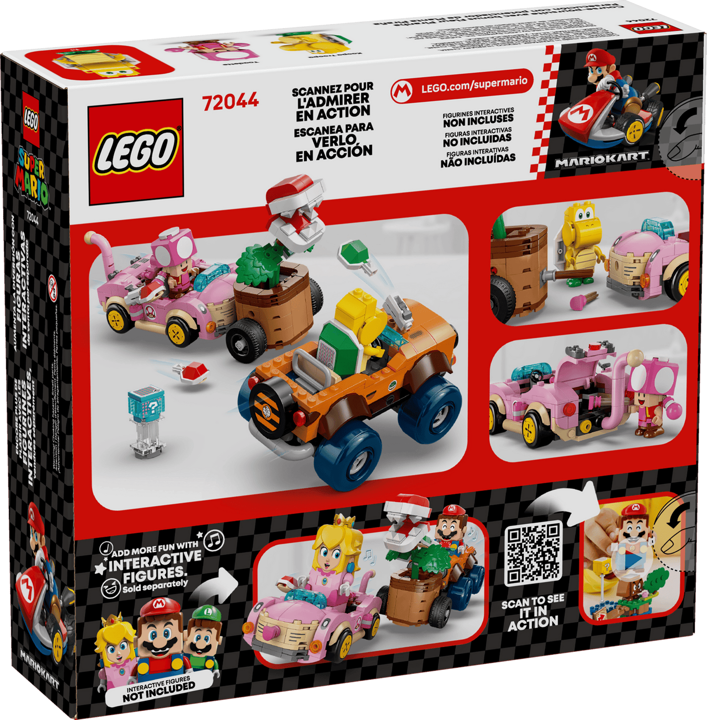 LEGO Super Mario - Mario Kart™ – Power-Up-Jagd mit Piranha-Pflanzen (72044)