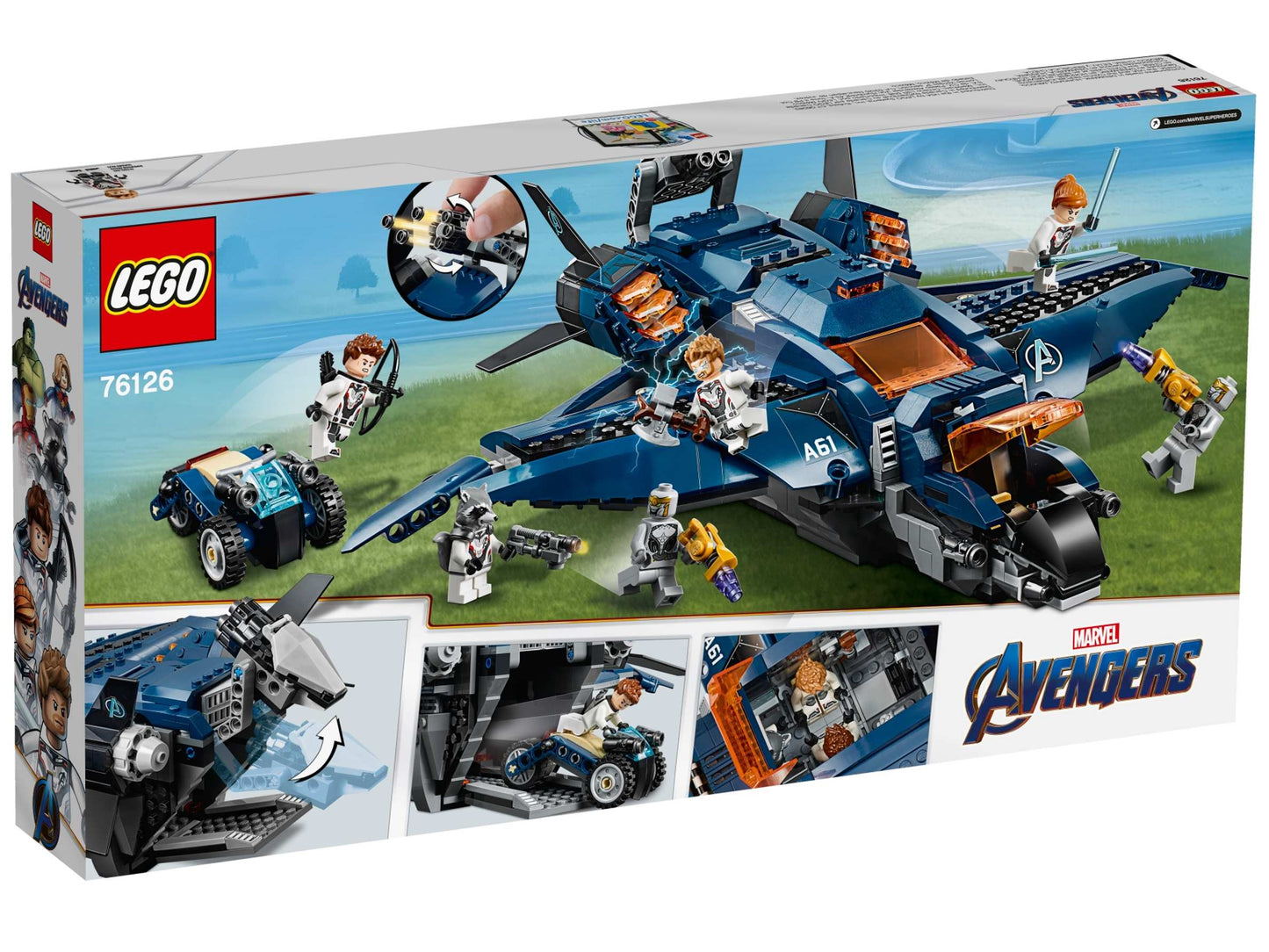 LEGO Marvel Super Heroes Ultimativer Avengers-Quinjet (76126)